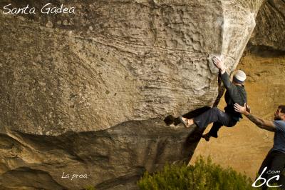 Alberto working on "La proa"